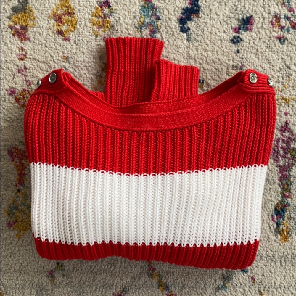 NWOT Armani Exchange crop chunky sweater - Picture 5 of 9
